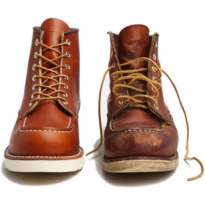 レッドウィング アイリッシュセッター 正規品 RED WING 875 ［Oro "Legacy"］ 6" CLASSIC MOC オロレガシー クラシック モック ブーツ メンズ 本革 ワークブーツ｜footmonkey｜04