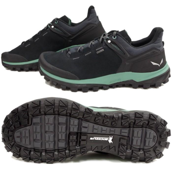 サレワ SALEWA MS WANDER HIKER GTX 63460 〔0499/Black Out/Berly Green〕 シューズ ...