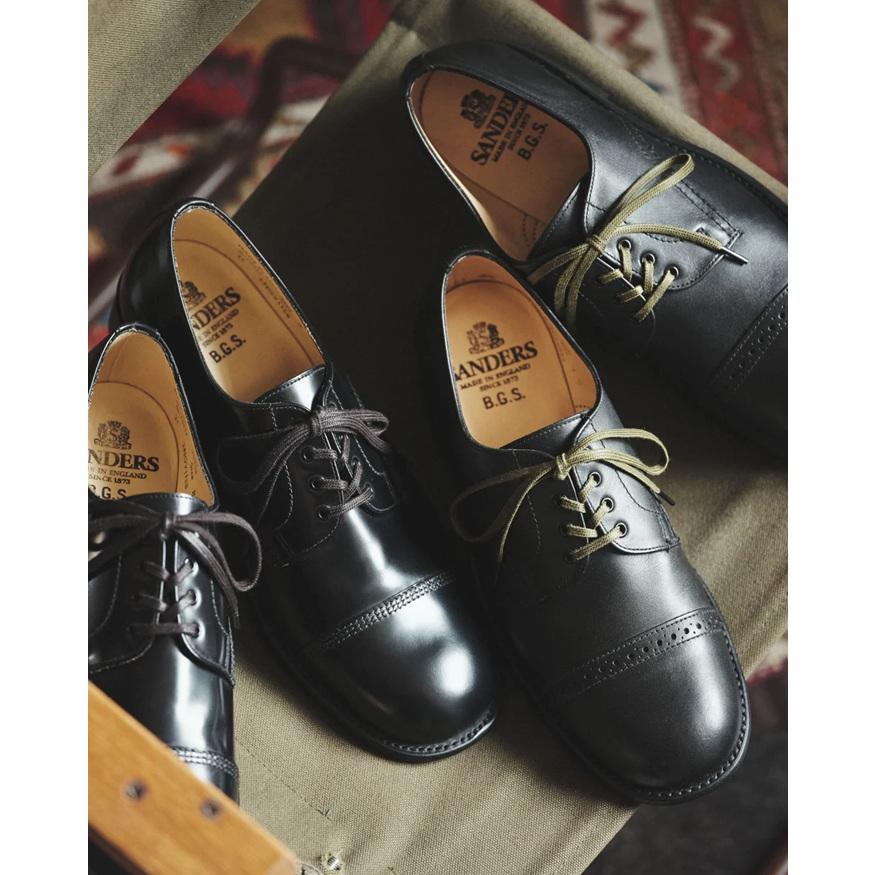 サンダース 2545B SANDERS B.G.S. DERBY SHOE ブラック ストレート
