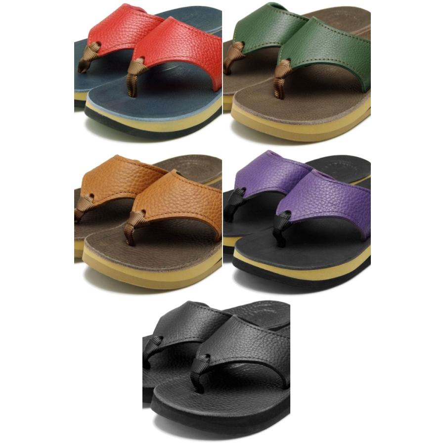 サンダルマン ビーチワイド THE SANDALMAN BEACH WIDE ビーチサンダル サンダル メンズ レザー スリッポン レザーサンダル アウトドア LEATHER SANDALの画像