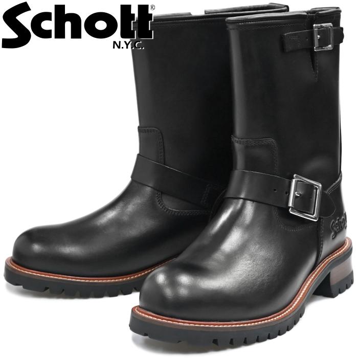 Schott ENGINEER BOOTS ショット エンジニアブーツ S28001 ブラック