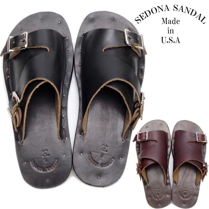 セドナサンダル オーク SEDONA SANDAL OAK サンダル メンズ レザー ダブルモンクサンダル レザーサンダル アメリカ製 CHROMEXCEL クロムエクセル｜footmonkey