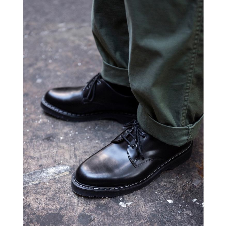 ソロヴェアー ギブソンシューズ SOLOVAIR GIBSON SHOES 3 EYE BLACK HI