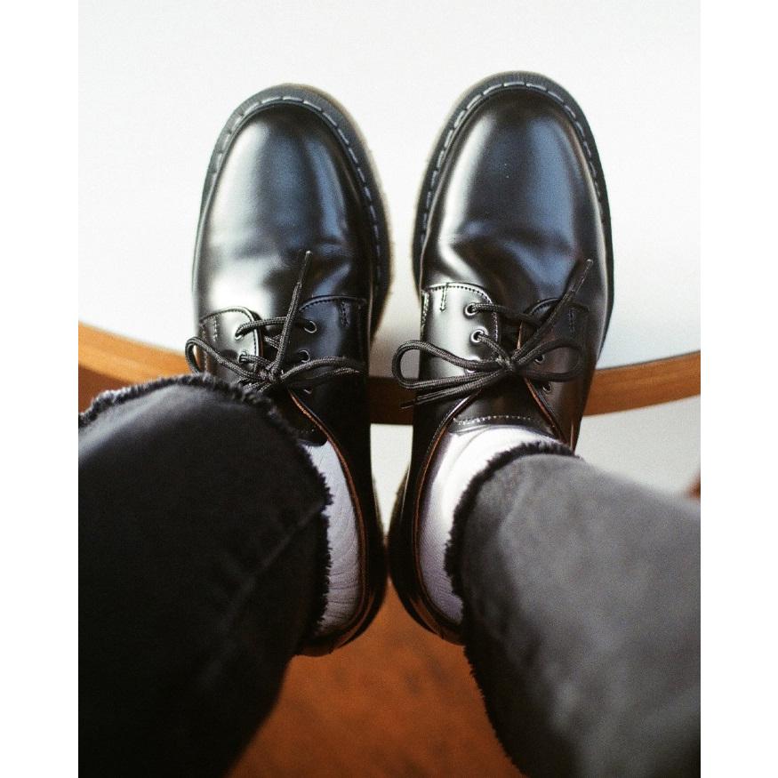 ソロヴェアー ギブソンシューズ SOLOVAIR GIBSON SHOES 3 EYE BLACK HI