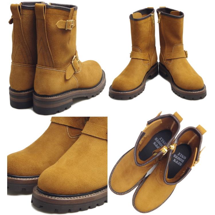 SPPN BOOTS スッピン SP-09E タバコスエード 9-INCH ENGINEER 9インチ
