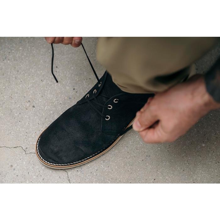 シュアブーツ マハウト SURE BOOTS MAHOUT SBA01 INK BLK/ROUGHOUT CHUKKA BOOTS チャッカブーツ ワークブーツ 本革 メンズ デザートブーツ ブーツ レザーの画像