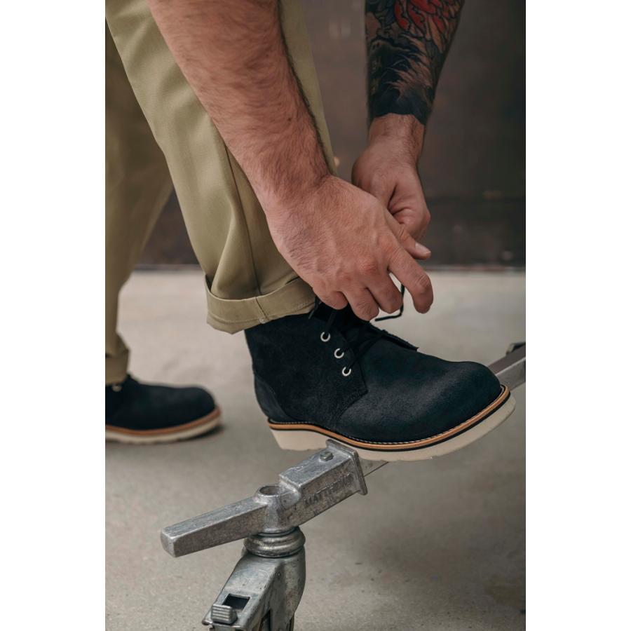 シュアブーツ マハウト SURE BOOTS MAHOUT SBA01 INK BLK/ROUGHOUT CHUKKA BOOTS チャッカブーツ ワークブーツ 本革 メンズ デザートブーツ ブーツ レザーの画像