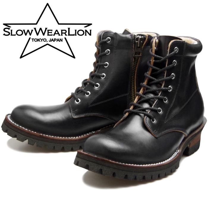 SLOW Wear Lion スローウェアライオン プレーンミッドブーツ SLOW Wear Lion スローウェアライオン プレーンミッドブーツ