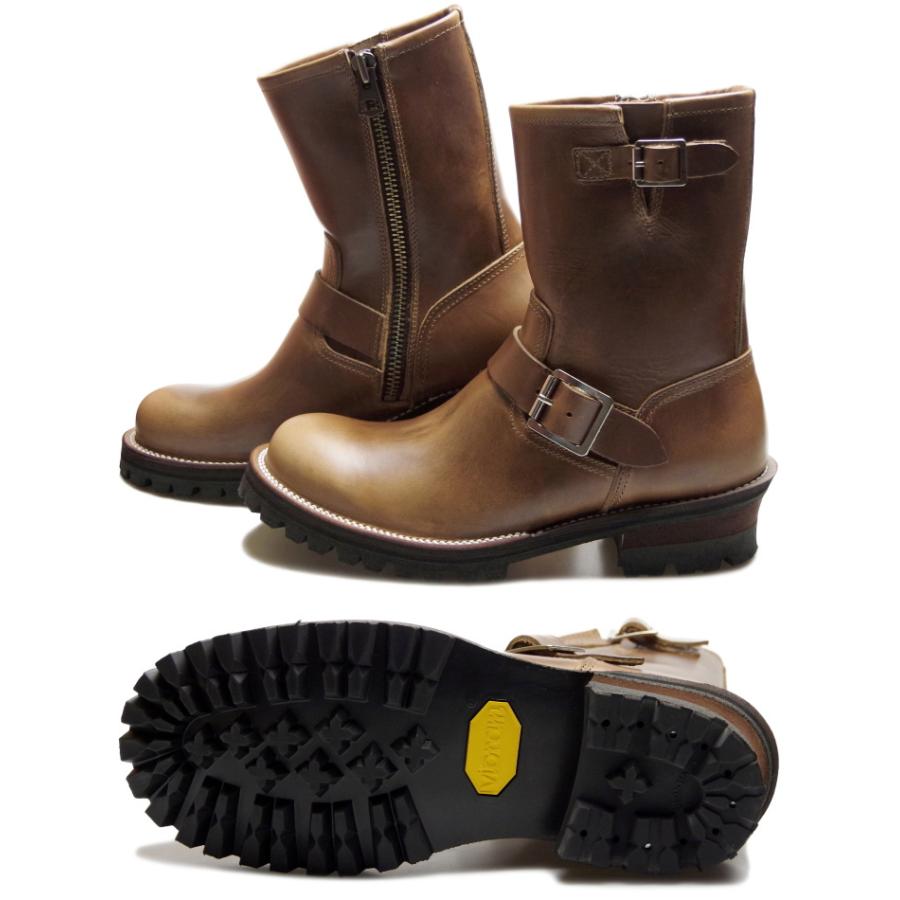 スローウェアライオン　エンジニアブーツOB 8595H 8E ブラウン　美品 楽天市場】○○ SLOW WEAR LION OB-8595H スローウェアライオン