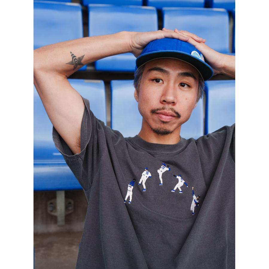 タマニワ 野球 TAMANIWA Tシャツ TMNW-221 TORNADO TEE 野球刺繍T