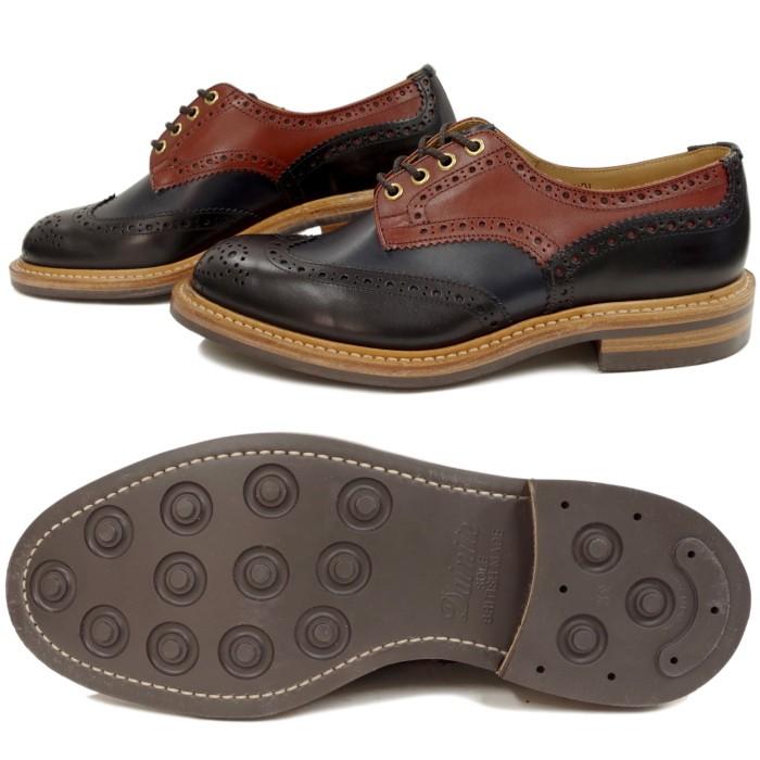 Tricker's トリッカーズ ロングウィング トリコロールカラー M6973 Trickers - 定価8万 Tricker's L5679 6 ウイングチップ ネイビー