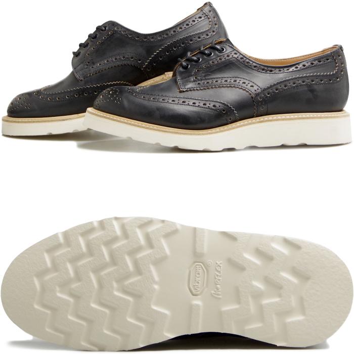 トリッカーズ ケスウィック Tricker's KESWICK M7302 ブラッククロムエクセル ウィングチップシューズ メンズ カントリーシューズ ビジネスシューズ 本革の画像