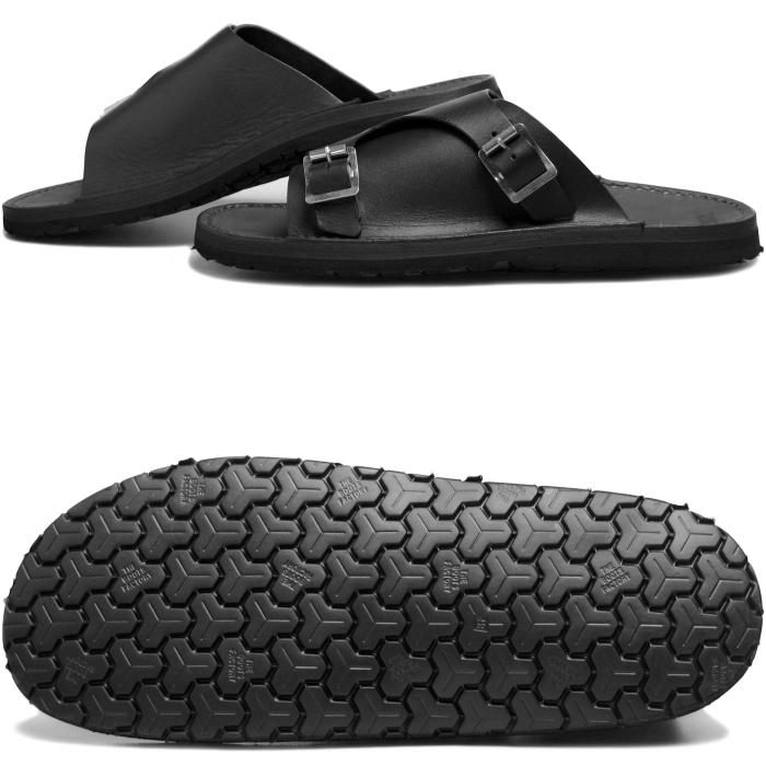 トウキョウサンダル ダブルモンクサンダル TOKYO SANDAL DOUBLE MONK SANDAL by ローリングダブトリオ TS-C02 BLACK サンダル メンズ レザー 日本製｜footmonkey｜02