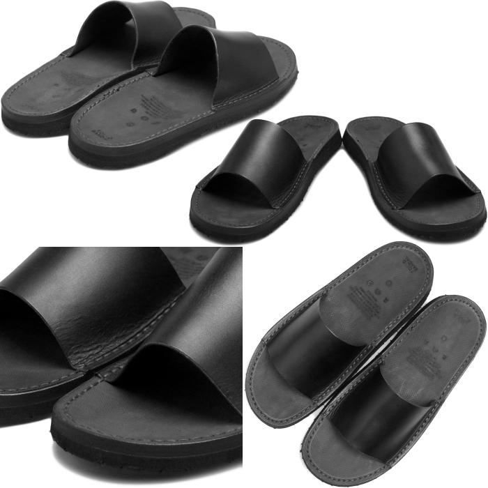 トウキョウサンダル 温泉サンダル TOKYO SANDAL ONSEN SANDAL by ローリングダブトリオ TS-C06 BLACK サンダル メンズ レザー 日本製 東京サンダル｜footmonkey｜03