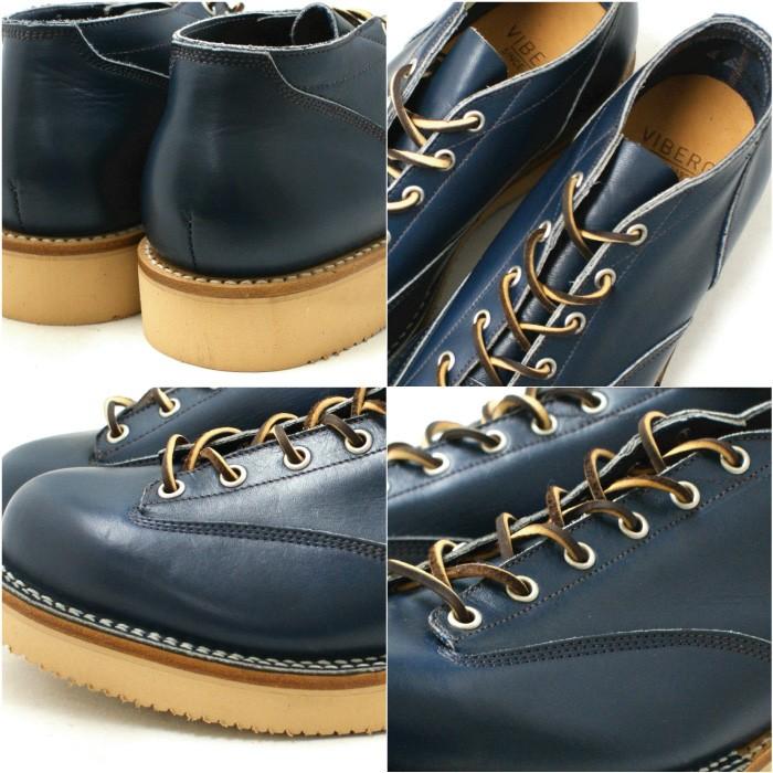 ヴァイバーグ VIBERG ブーツ BOOTS LACE TO TOE OXFORD 〔ネイビーラティゴ〕 ヴィバーグ ビバーグ ワークブーツ｜footmonkey｜03