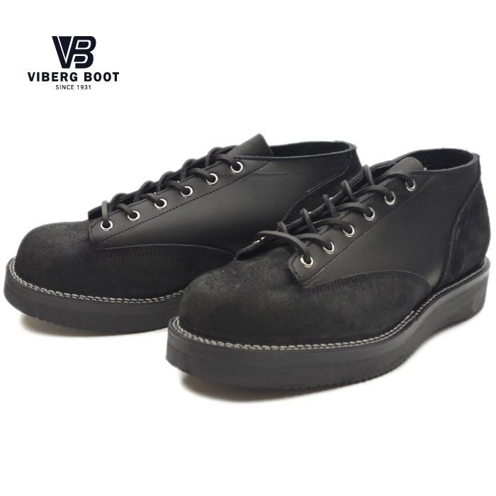 VIBERG BOOT ○○ヴァイバーグ VIBERG LACE TO TOE OXFORD ブラック