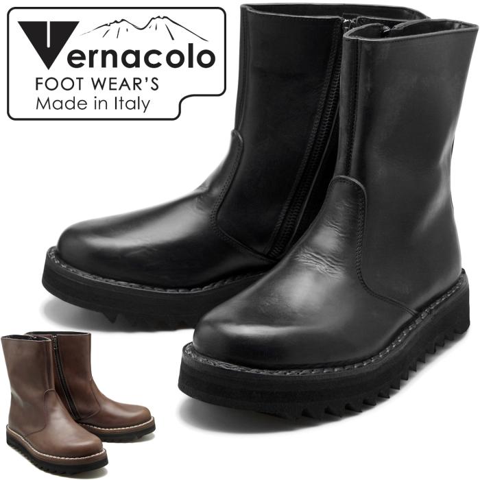 ベルナーコロ サイドジップブーツ Vernacolo SIDE ZIP BOOTS ブーツ