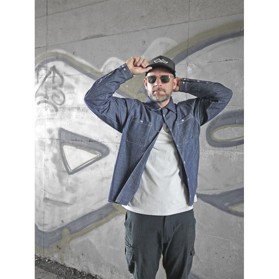 ヴィン&エイジ シャツ メンズ 長袖 Vin&Age TYPE VSL11 CHAMBRAY SHIRT