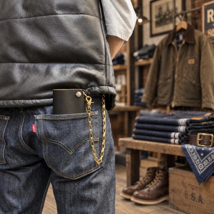 ヴィン&エイジ ウォレットチェーン Vin&Age TYPE VWCD2 2WAY WALLET