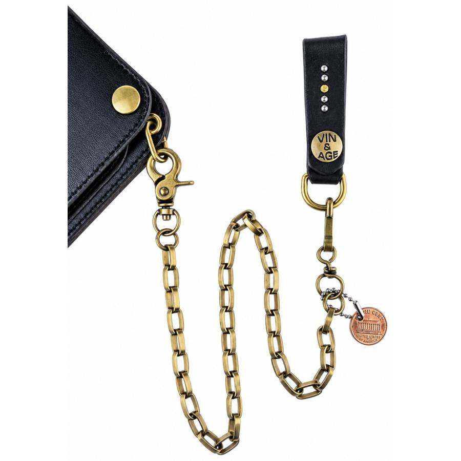 ヴィン&エイジ ウォレットチェーン Vin&Age TYPE VWCD2 2WAY WALLET