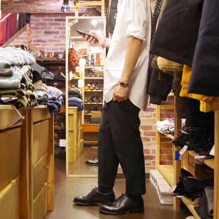 WHEEL ROBE ALGONQUIN V-TIP OXFORD ウィールローブ 15050 ブラック Vチップシューズ ビジネスシューズ メンズ 本革 モックトゥシューズ 革靴 通勤 国産 日本製の画像