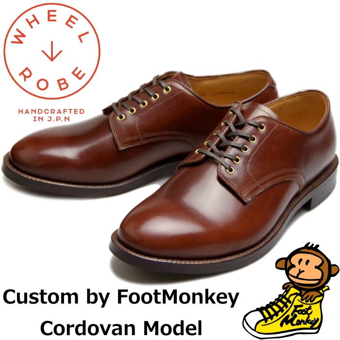 WHEEL ROBE CORDOVAN PLAIN TOE DERBY ウィールローブ 15075C