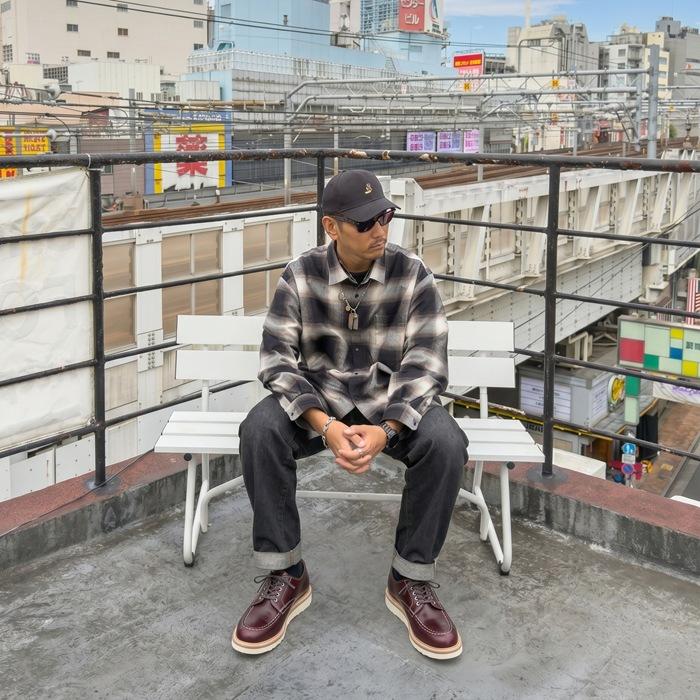 WHEEL ROBE HEAVY STITCHING MOC TOE ウィールローブ 15078F バー