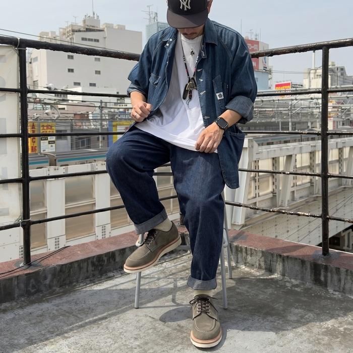 WHEEL ROBE HEAVY STITCHING MOC TOE ウィールローブ 15078F トープ