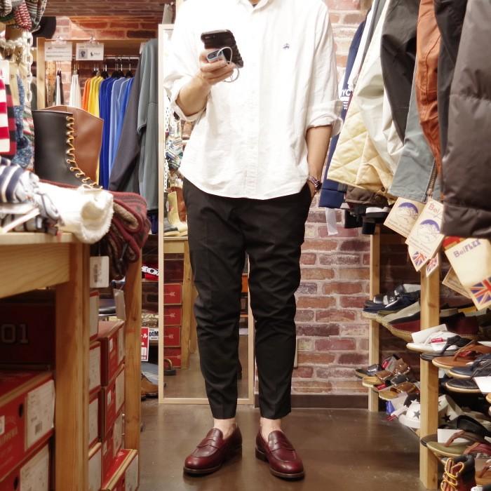 WHEEL ROBE HEAVY STITCHING LOAFER ウィールローブ 15079 バーガンディー ローファー ビジネスシューズ メンズ 本革 ペニーローファー 革靴 通勤 国産 日本製の画像