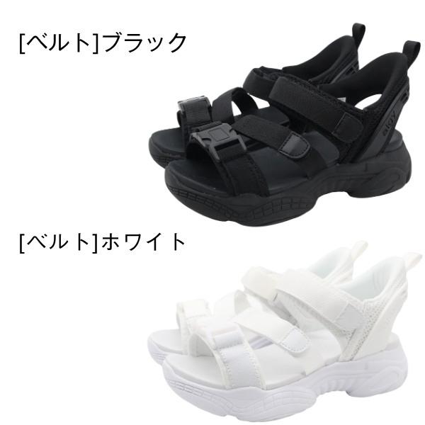 サンダル キッズ 子供靴 ハンズフリー 黒 ブラック 白 ホワイト 軽量 軽い 女の子 厚底 ベルト ストラップ クッション かわいい おしゃれ ALGY 4900 4901 | algy | 08