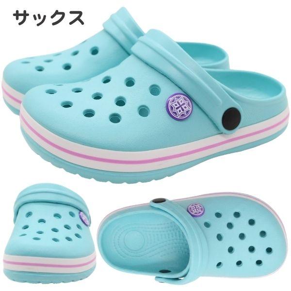 サンダル キッズ クロッグサンダル サボサンダル軽量 2way 黒 ブラック ブルー 子供靴 ジュニア 男の子 女の子 痛くない プール 海 ビーチ BA-36603 | ブランド登録なし | 16