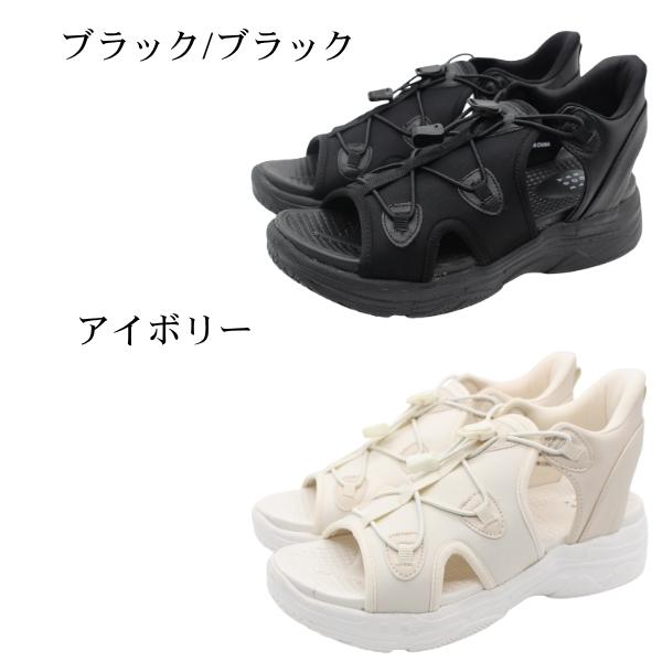BON VOYAGE サンダル レディース 靴 スポーツサンダル 黒 ブラック