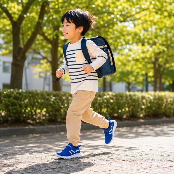 スニーカー キッズ ジュニア 子供 スリッポン 男の子 女の子 靴 黒 ブラック 白 ホワイト 青色 ブルー 水色 防水 雨 ハンズフリー FKR-1534 サッとインシューズ | ブランド登録なし | 13