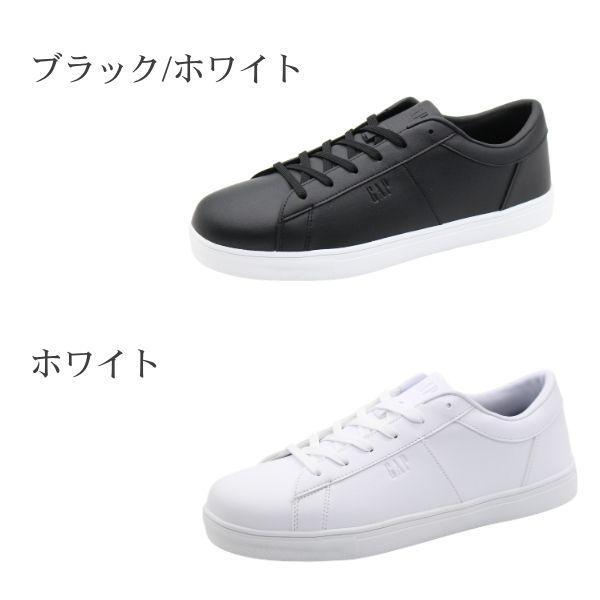 GAP（ギャップ） スニーカー メンズ 靴 ローカット 黒 ブラック 白