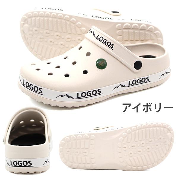 LOGOS（ロゴス） サンダル メンズ レディース 靴 黒 ブラック カーキ