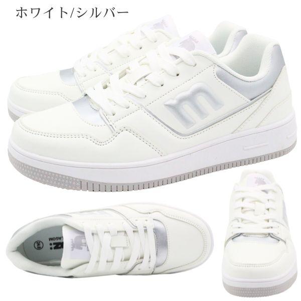moz（モズ） スニーカー レディース 靴 黒 ブラック グリーン シルバー