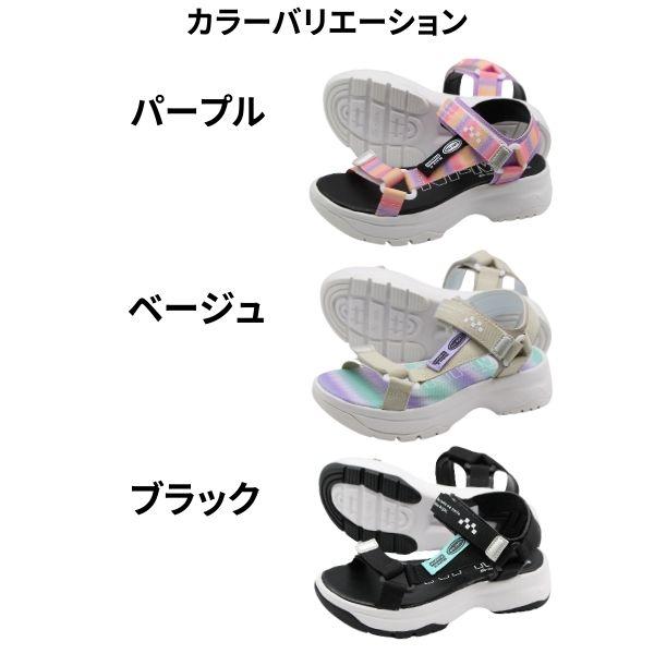 サンダル キッズ ジュニア 子供 靴 黒 ブラック スポーツサンダル スポサン 女の子 スポーティ 夏 小学生 中学生 ムーンスター moonstar ニーモ Ni-mo NM J106 | MoonStar | 07