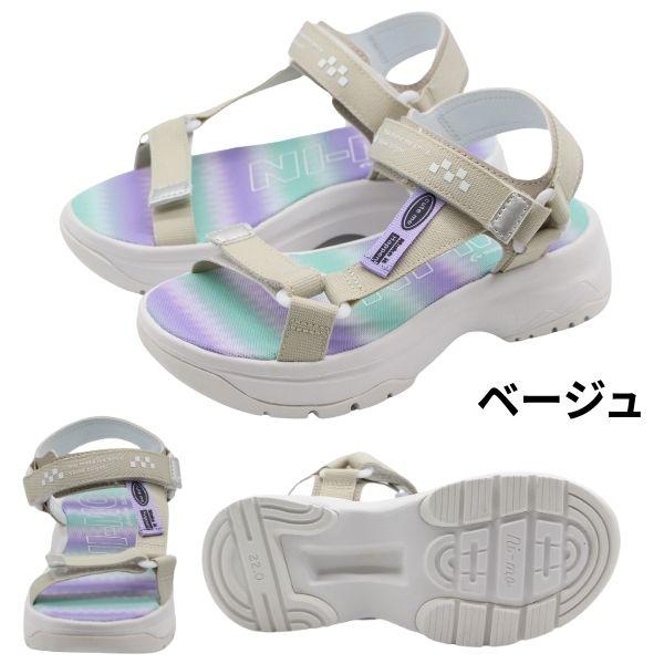サンダル キッズ ジュニア 子供 靴 黒 ブラック スポーツサンダル スポサン 女の子 スポーティ 夏 小学生 中学生 ムーンスター moonstar ニーモ Ni-mo NM J106 | MoonStar | 10
