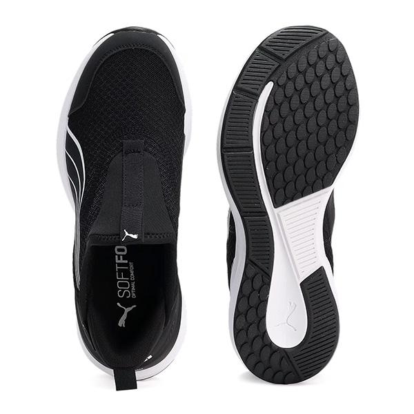 プーマ スリッポン キッズ 靴 スニーカー 黒 ブラック レッド ハンズフリー 軽量 軽い スポッと履ける イーズイン PUMA CRUISE PROFOAM EASE IN AC＋PS 310250 | PUMA | 16