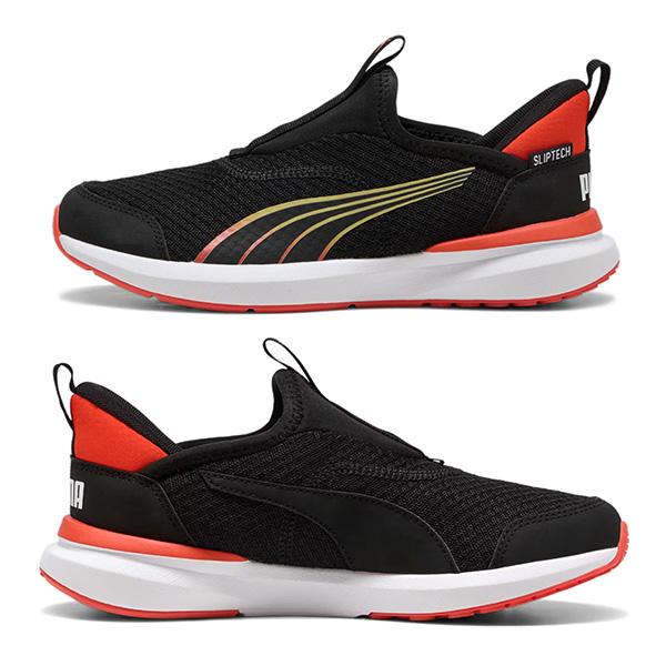 プーマ スリッポン キッズ 靴 スニーカー 黒 ブラック レッド ハンズフリー 軽量 軽い スポッと履ける イーズイン PUMA CRUISE PROFOAM EASE IN AC＋PS 310250 | PUMA | 06