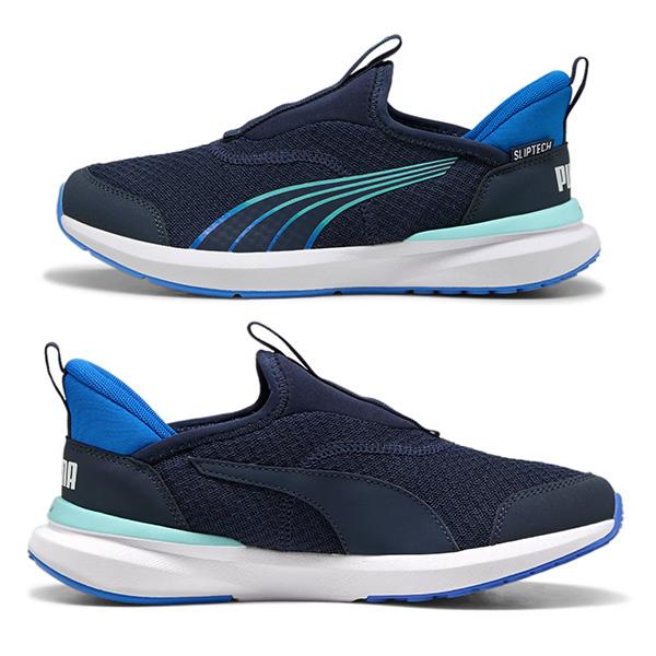 プーマ スリッポン キッズ 靴 スニーカー 黒 ブラック レッド ハンズフリー 軽量 軽い スポッと履ける イーズイン PUMA CRUISE PROFOAM EASE IN AC＋PS 310250 | PUMA | 10