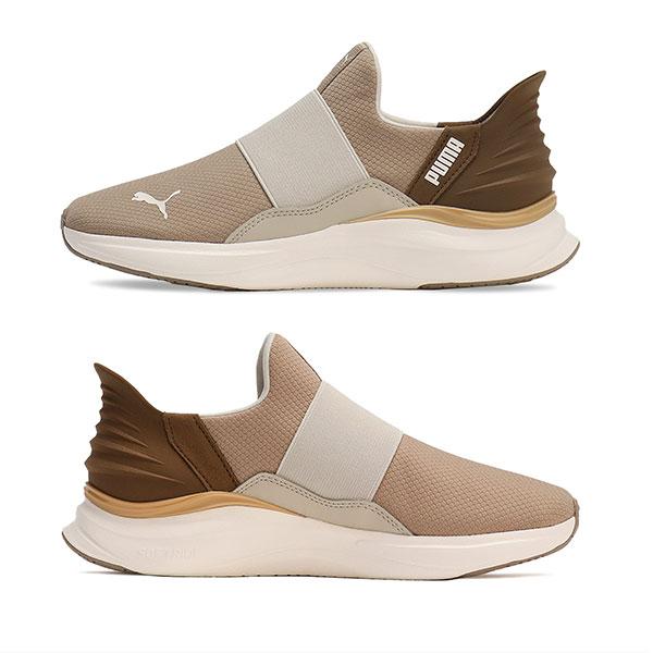 PUMA（プーマ） スリッポン レディース スニーカー 黒 ブラック 白