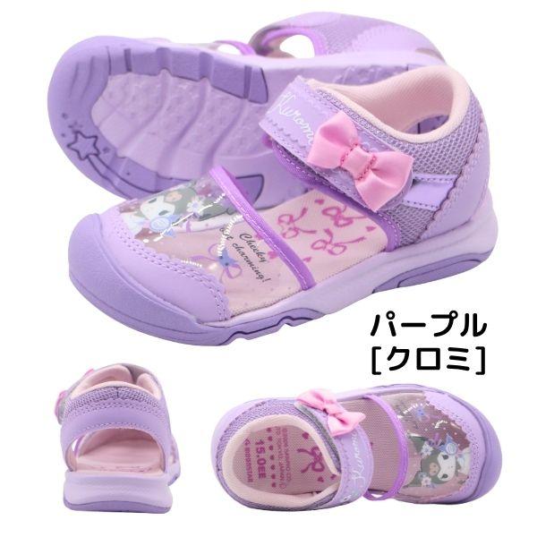 サンリオ サンダル キッズ 子供 ジュニア 女の子 靴 シナモロール マイメロディ クロミ 軽量 軽い つま先あり サンリオ Sanrio ムーンスター MOONSTAR | MoonStar | 13