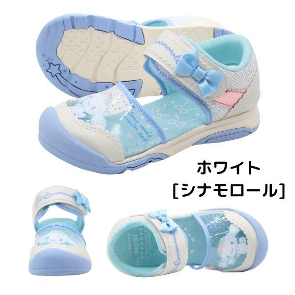 サンリオ サンダル キッズ 子供 ジュニア 女の子 靴 シナモロール マイメロディ クロミ 軽量 軽い つま先あり サンリオ Sanrio ムーンスター MOONSTAR | MoonStar | 09