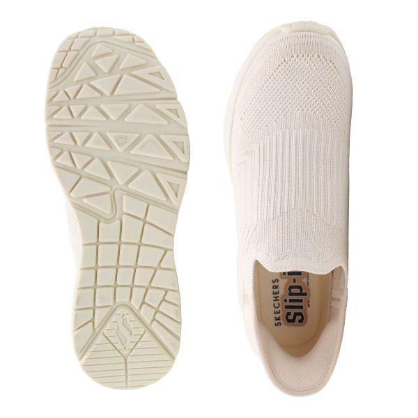 たまみん様ホワイト SKECHERS（スケッチャーズ） スニーカー レディース スリッポン 靴 黒