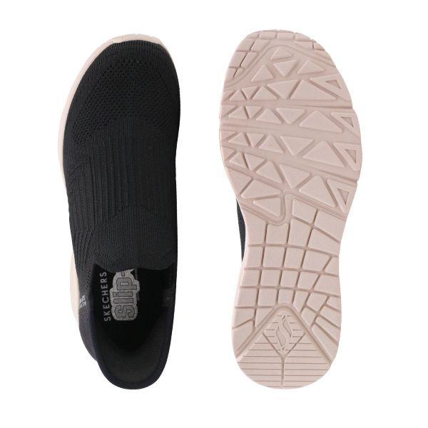 SKECHERS（スケッチャーズ） スニーカー レディース スリッポン 靴 黒