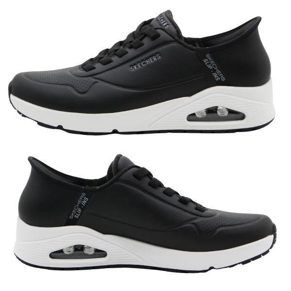 SKECHERS（スケッチャーズ） スニーカー メンズ スリッポン 靴 黒