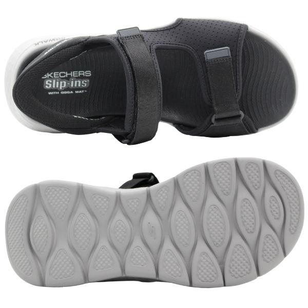 SKECHERS（スケッチャーズ） メンズ サンダル 靴 黒 ブラック オリーブ
