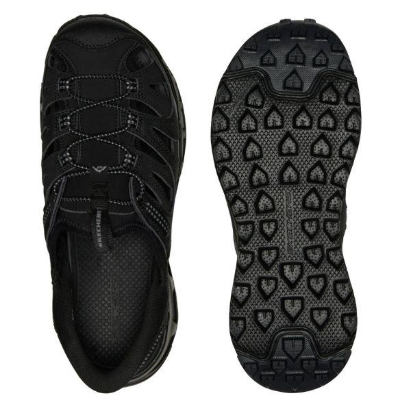 SKECHERS（スケッチャーズ） サンダル メンズ 靴 ブラック 黒 ハンズ