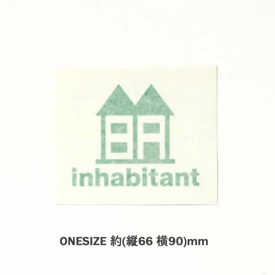 【クリックポスト】対応商品 inhabitant インハビタント ISM22AC04 Inhabitant logo sticker | inhabitant | 02